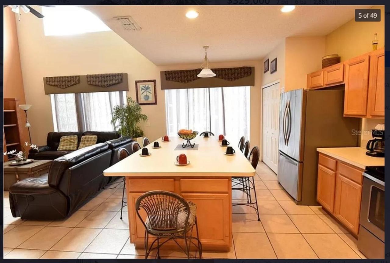 7 Bedroom, 6 Bath And Pool Near Disney In Emerald Island 4 King Master Suites Kissimmee Exterior photo