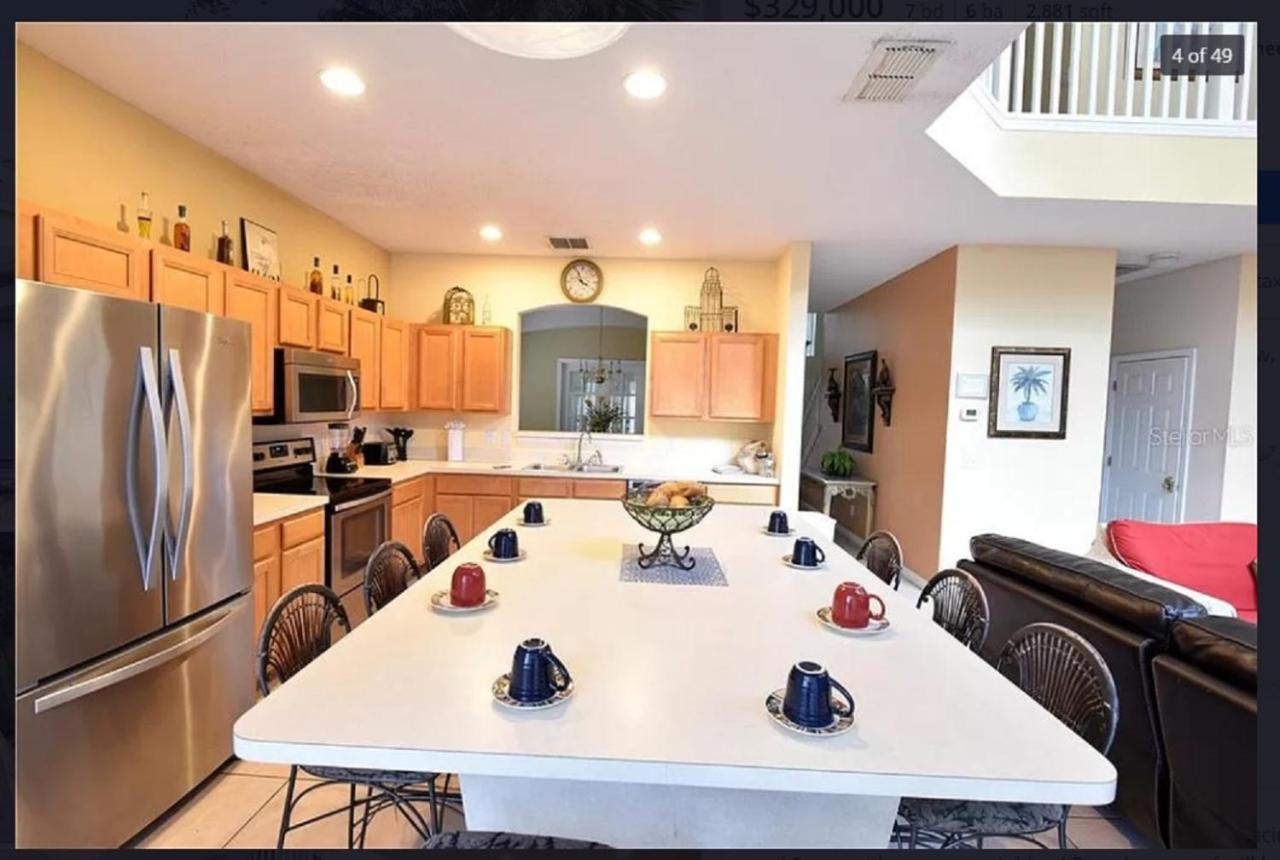 7 Bedroom, 6 Bath And Pool Near Disney In Emerald Island 4 King Master Suites Kissimmee Exterior photo
