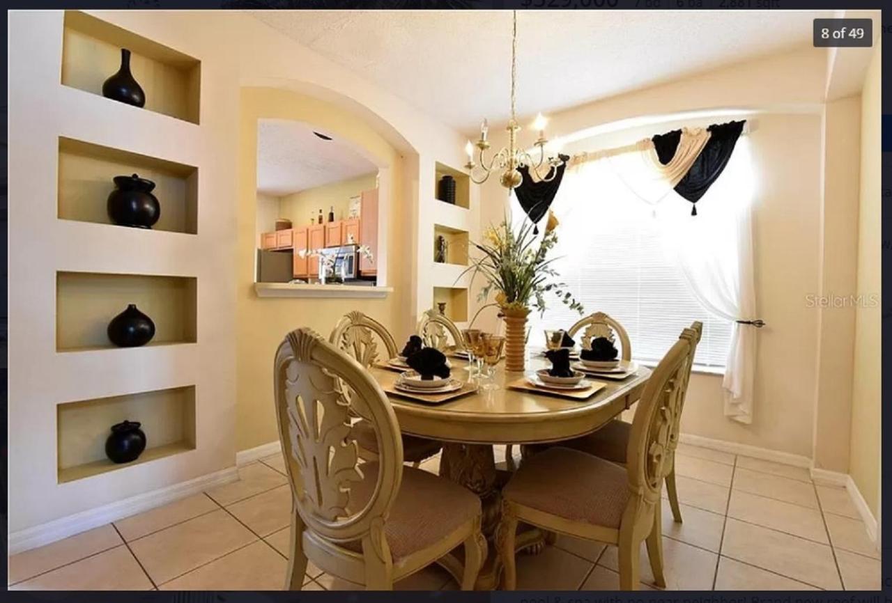7 Bedroom, 6 Bath And Pool Near Disney In Emerald Island 4 King Master Suites Kissimmee Exterior photo